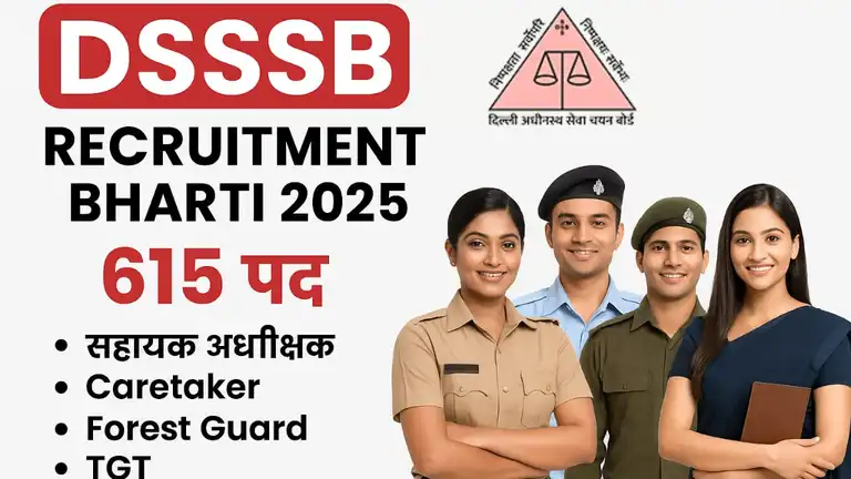 DSSSB Recruitment 2025