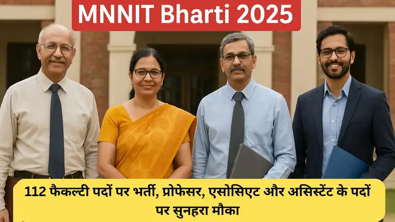 MNNIT Bharti 2025