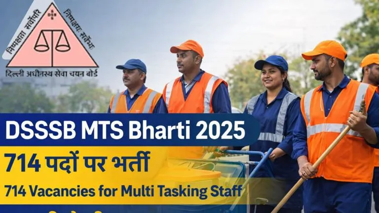 DSSSB MTS Bharti 2025